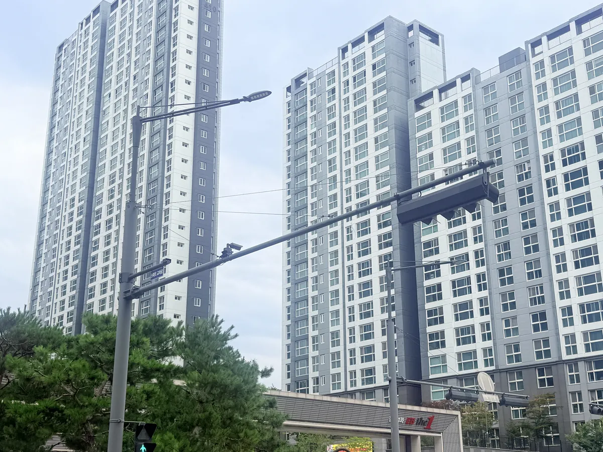 원주 이지더원 1차 아파트 외관 엘림인테리어 시공 당일